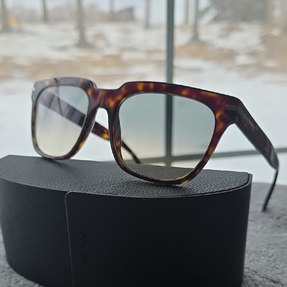 Prada Brown Tortoise Shell Sunglasses